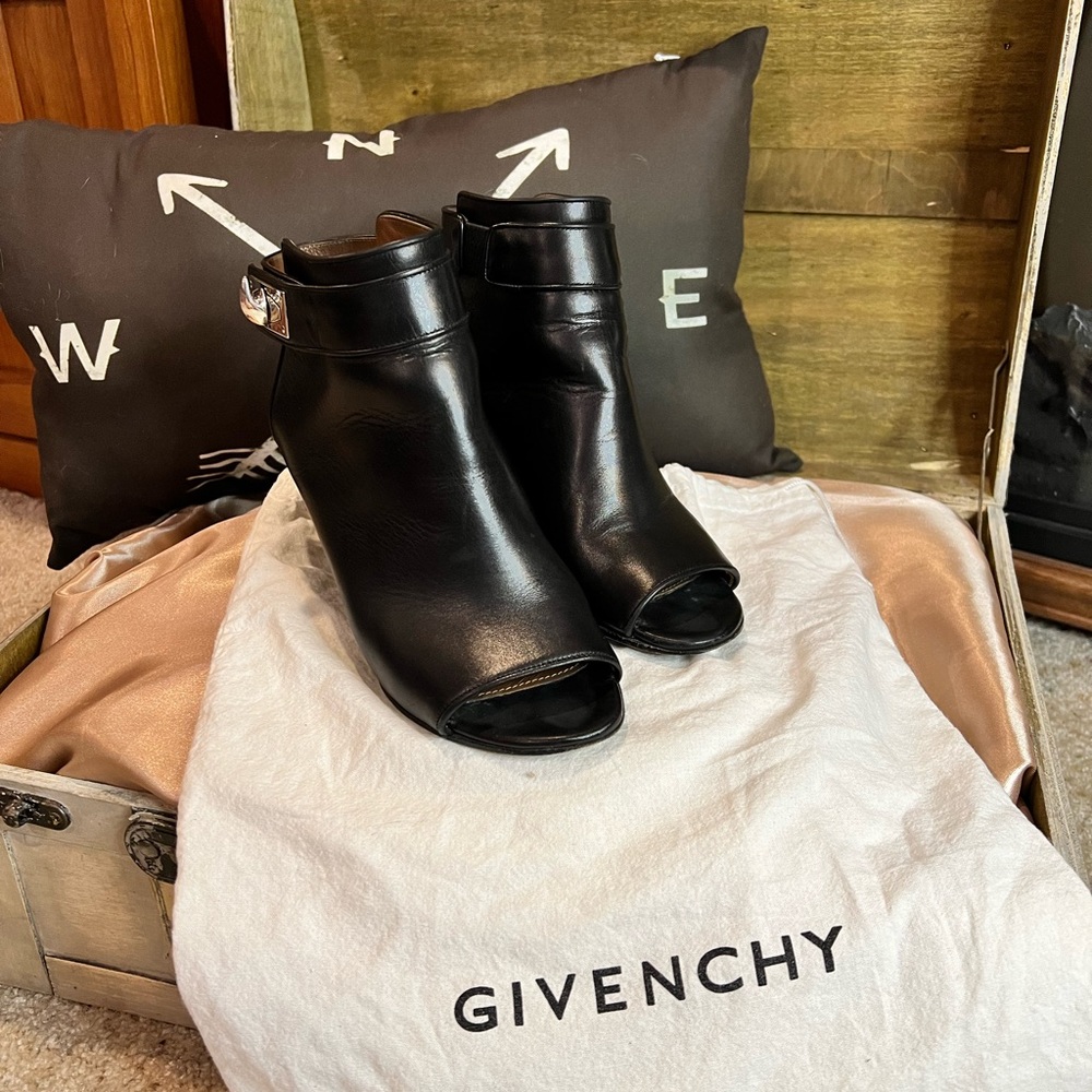 Givenchy Wedge Bootie with peep toe